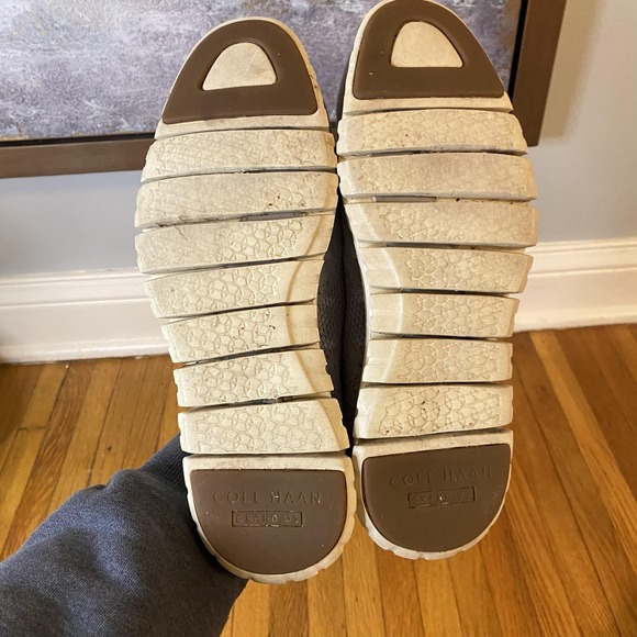 Cole Haan Zerogrand Stitchlite Shoes Mens Size 9.5 Gray Knit Wingtip Oxford - Picture 10 of 10